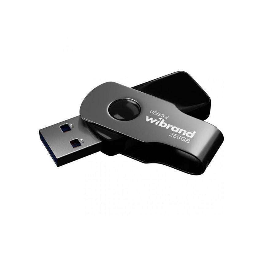 Флэш-память USB Wibrand Lizard 256 GB/USB 3,2 Gen 1 Black Флэш-память USB Wibrand Lizard 256 GB/USB 3,2 Gen 1 Black