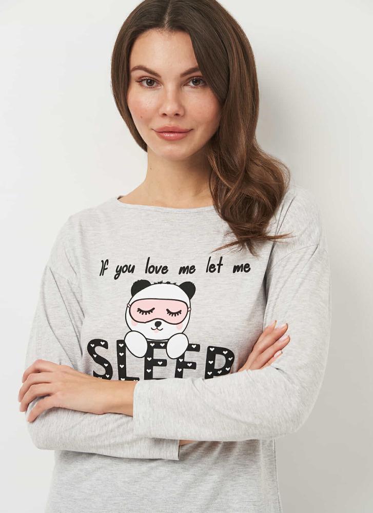 Пижама Sexen 41109x60 женская XL Серый - фото 2 Пижама Sexen 41109x60 женская XL Серый - фото 2