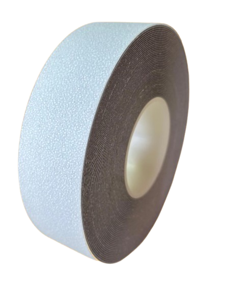 Противоскользящая лента самоклеющаяся неабразивная Heskins Coarse Resilient Safety-Grip упругая амортизирующая 50 мм x 5 м Прозрачный (H3415T/50L5)