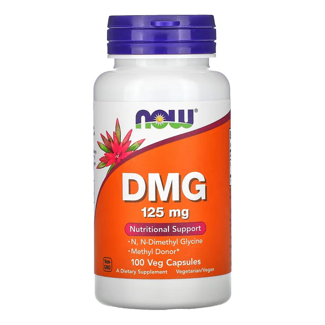 Диметилгліцин NOW DMG 125 мг 100 капс. (09117-01) Диметилгліцин NOW DMG 125 мг 100 капс. (09117-01)