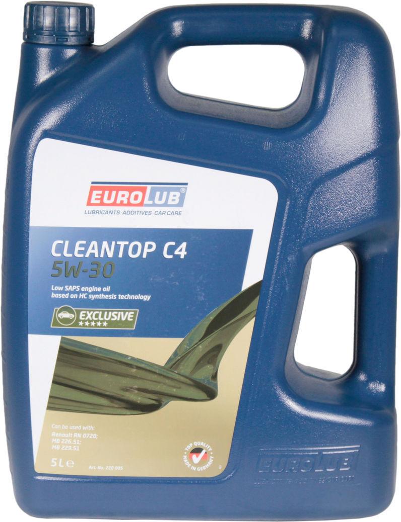 Моторное масло Eurolub Cleantop C4 220005 бензин/дизель 5W-30 5 л (1401003) Моторное масло Eurolub Cleantop C4 220005 бензин/дизель 5W-30 5 л (1401003)