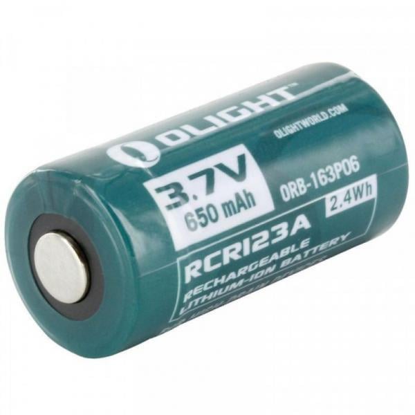 Акумулятор Olight RCR123 16340 Li-Ion 650 mAh (ORB2-163P06) - фото 1