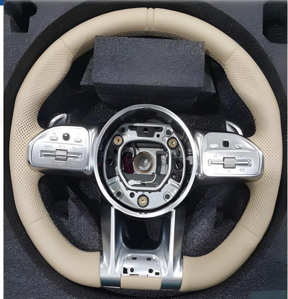 Руль AMG-Style для AMG GBT для Mercedes CL-class C216 2006-2014 гг. Черный/Бежевый