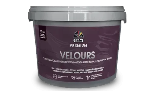 Краска латексная интерьерная Dufa Velours шелковисто-матовая 10 л Белый