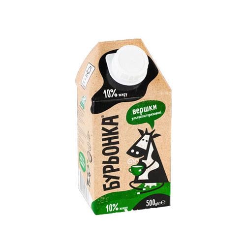 Вершки Бурьонка ультрапастеризовані 10% 500 г (482568) Вершки Бурьонка ультрапастеризовані 10% 500 г (482568)