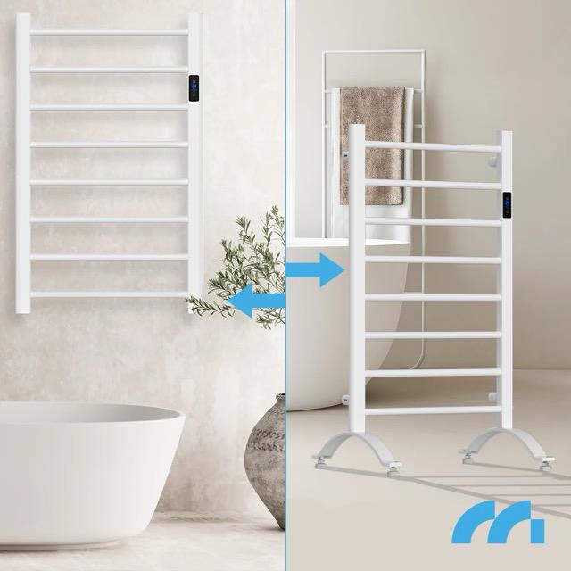 Електрична рушникосушка Maltec з термостатом і таймером 2в1 200W White (BH200W) - фото 11 Електрична рушникосушка Maltec з термостатом і таймером 2в1 200W White (BH200W) - фото 11