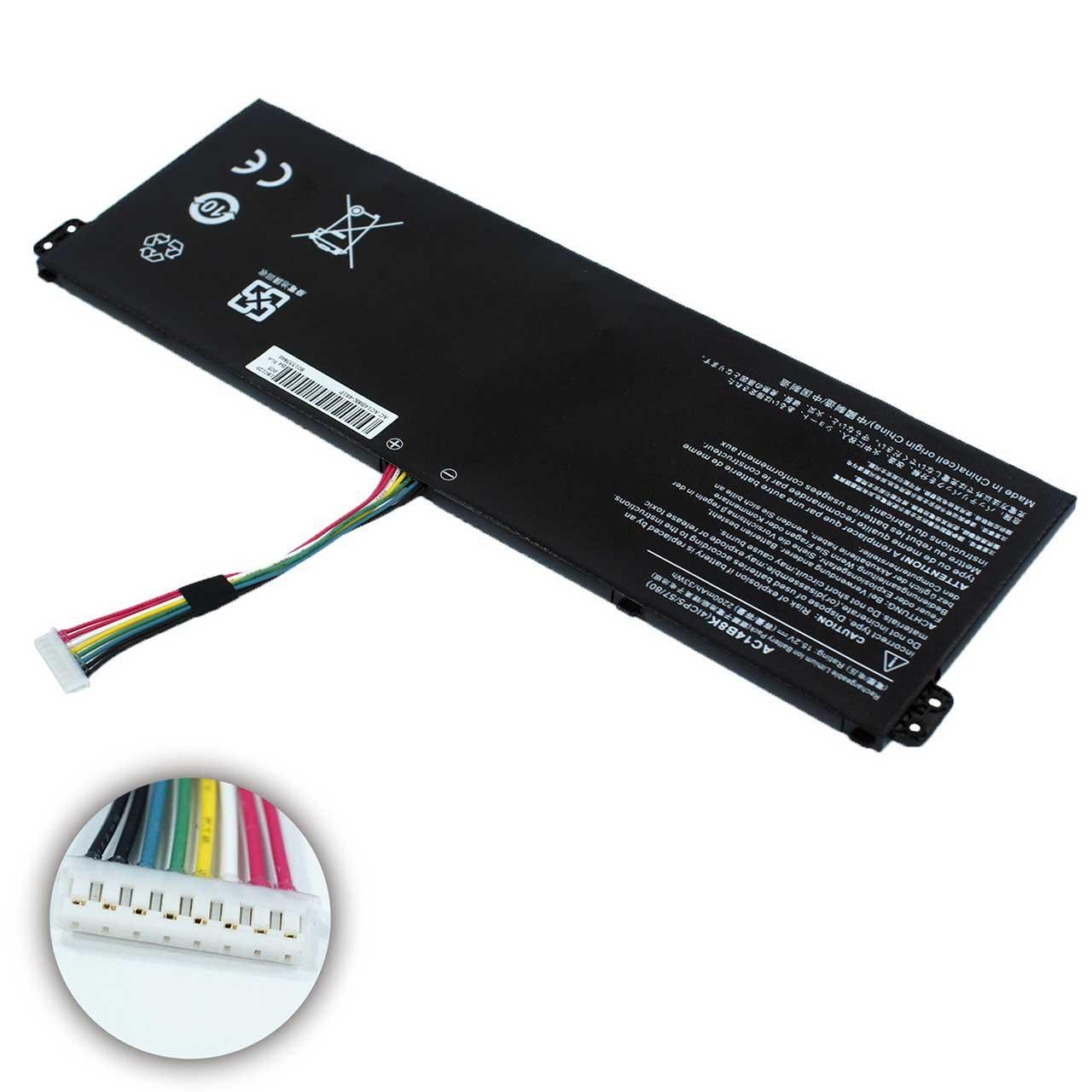 Аксессуары для ноутбука Acer AC14B7K 2200 mAh 152V 33 Wh - фото 3