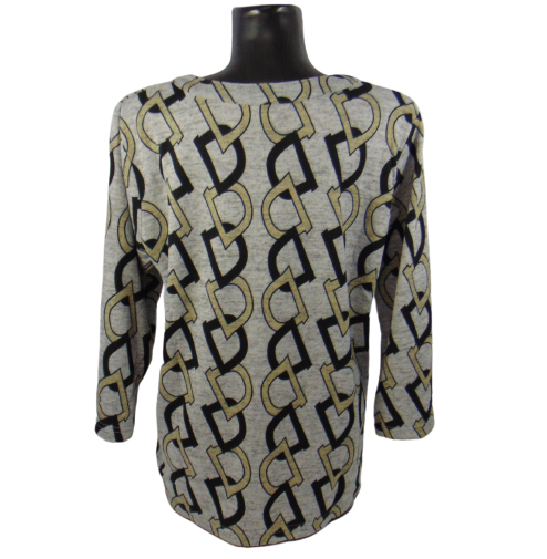 Кофта жіноча Rbossi 1206 2XL-3XL Сірий (1787310236) - фото 2 Кофта жіноча Rbossi 1206 2XL-3XL Сірий (1787310236) - фото 2