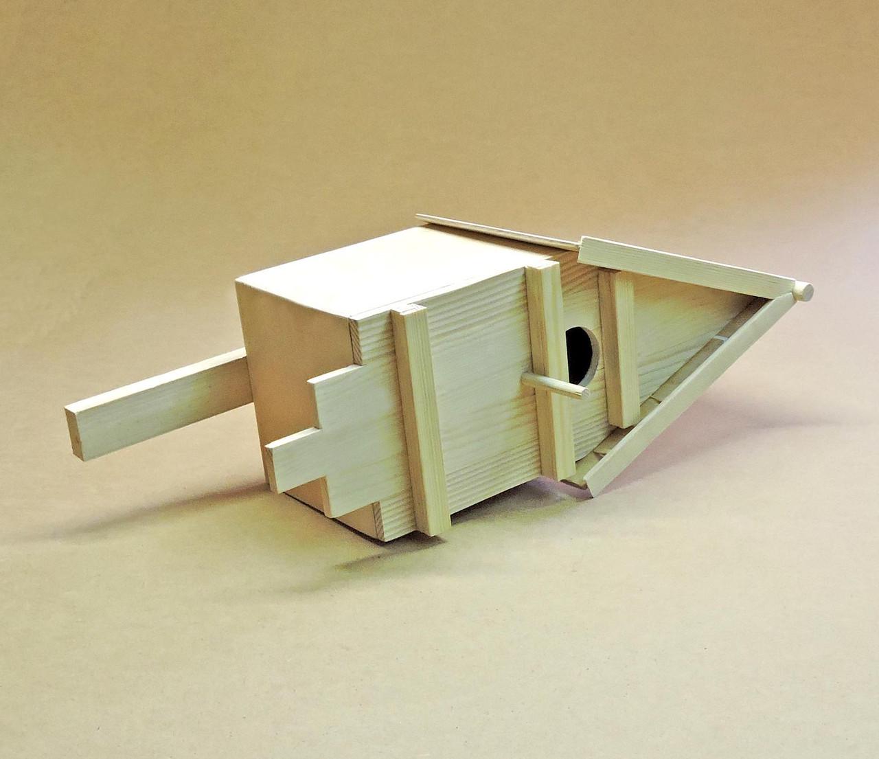 Шпаківня садова з дерева Дрозд Бланже (СКВ-002101) - фото 3 Шпаківня садова з дерева Дрозд Бланже (СКВ-002101) - фото 3