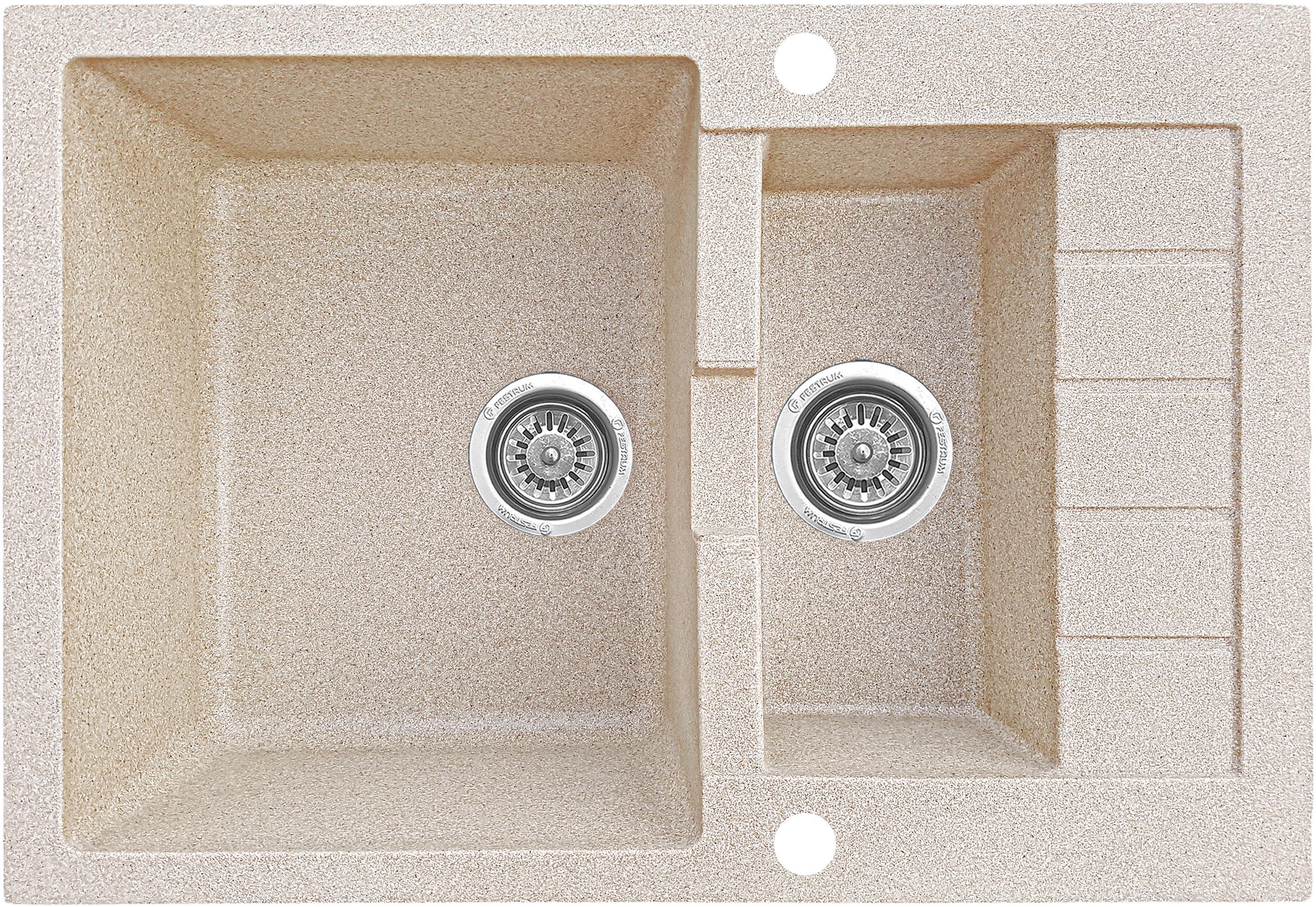 Мойка кухонная Valetti 59D 710x485 мм Бежевый (10505971)