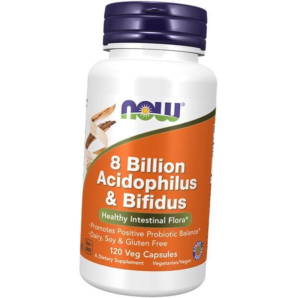 Смесь пробиотиков Billion Acidophilus & Bifidus 8 120 вег. капс. (69128004)