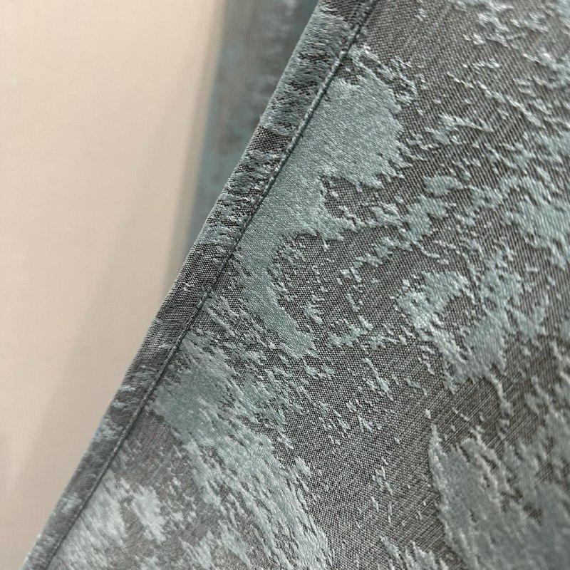 Штори жакардові з мармуровим візерунком середнє затемнення 1,5x2,7 м 2 шт. Бірюзовий (К1039-4) - фото 8 Штори жакардові з мармуровим візерунком середнє затемнення 1,5x2,7 м 2 шт. Бірюзовий (К1039-4) - фото 8