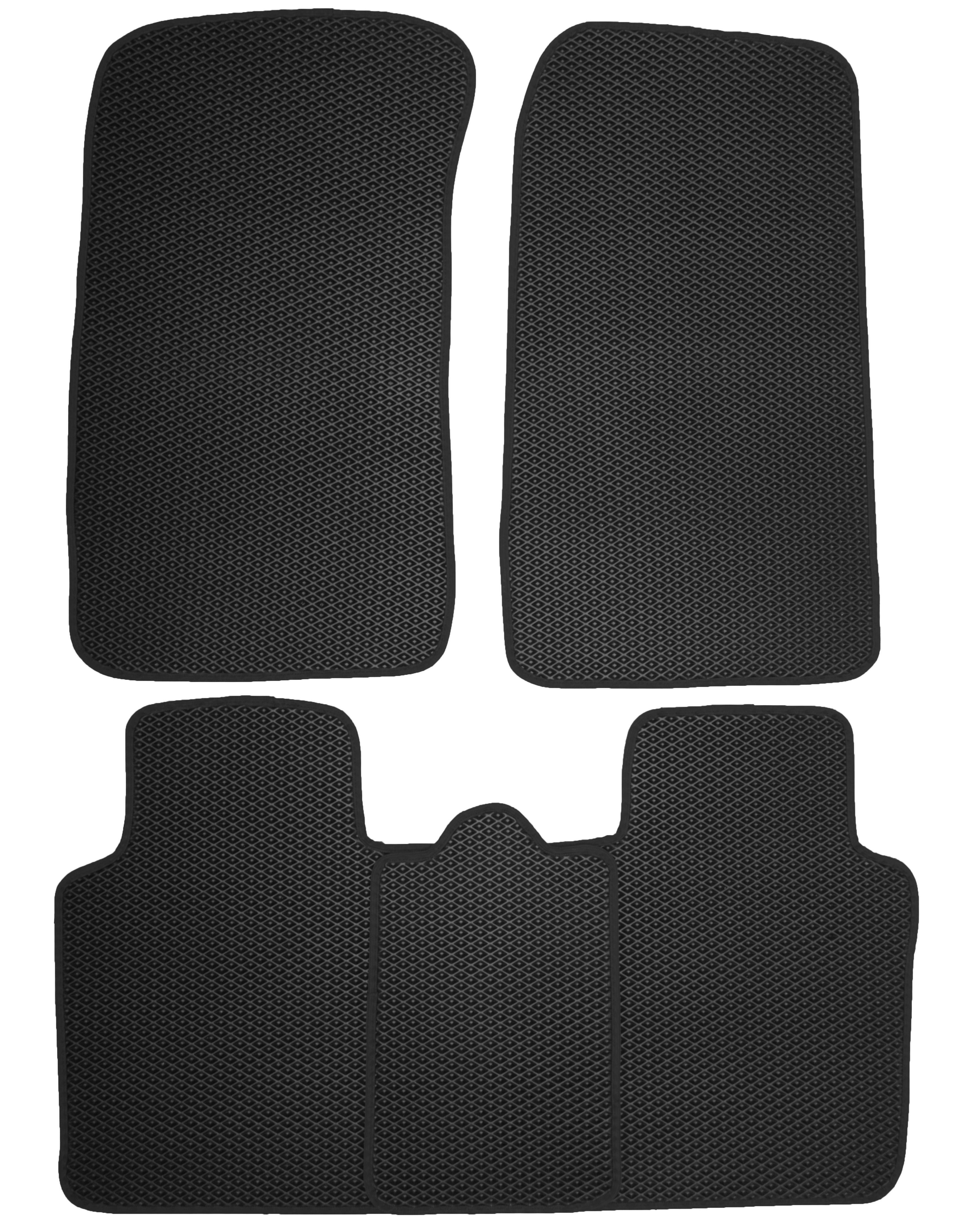 Коврики в салон для ЗАЗ Славута '99-11 EVA-полимерные Черный (150734)