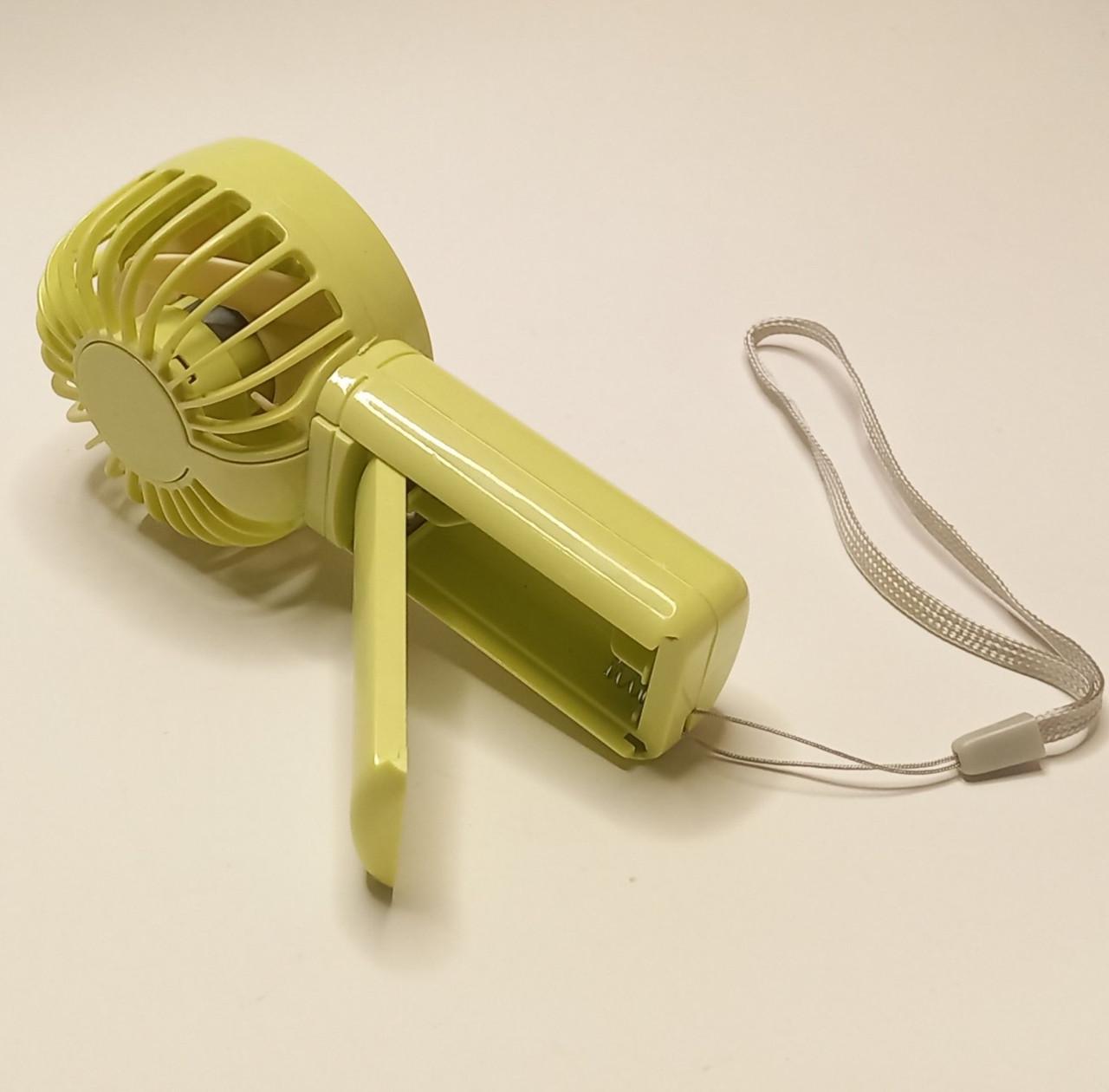 Вентилятор ручной от 2 батареек ААА Салатовый (WF17G) - фото 6 Вентилятор ручной от 2 батареек ААА Салатовый (WF17G) - фото 6