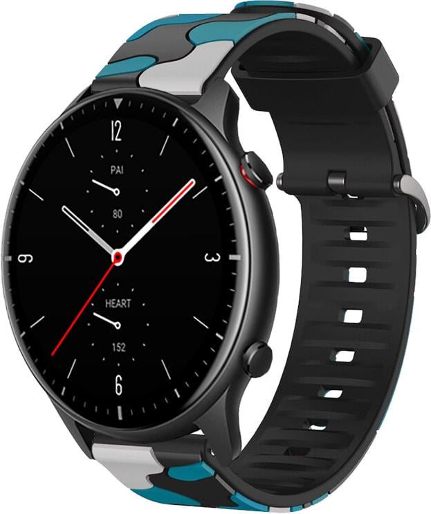 Ремешок Tactic Camouflage для Amazfit GTR 2 Blue (32946-28) - фото 1 Ремешок Tactic Camouflage для Amazfit GTR 2 Blue (32946-28) - фото 1