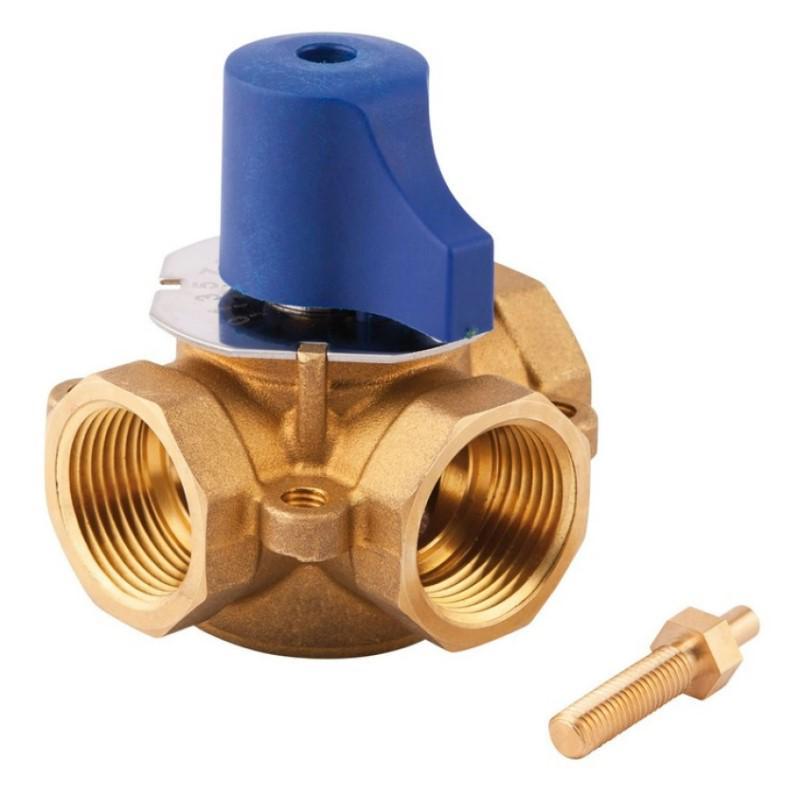 Клапан триходовий Thermo Alliance Standart 1 1/2" ВВВ ручний латунний (SF363W40)