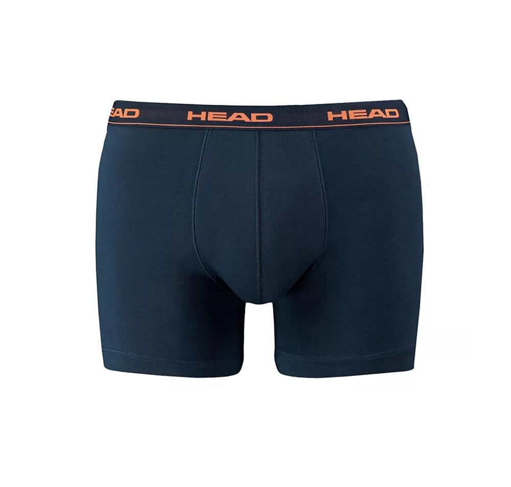 Труси-боксери чоловічі Head Mens Boxers M Navy Peacoat Orange (881500001-505-0401-M)