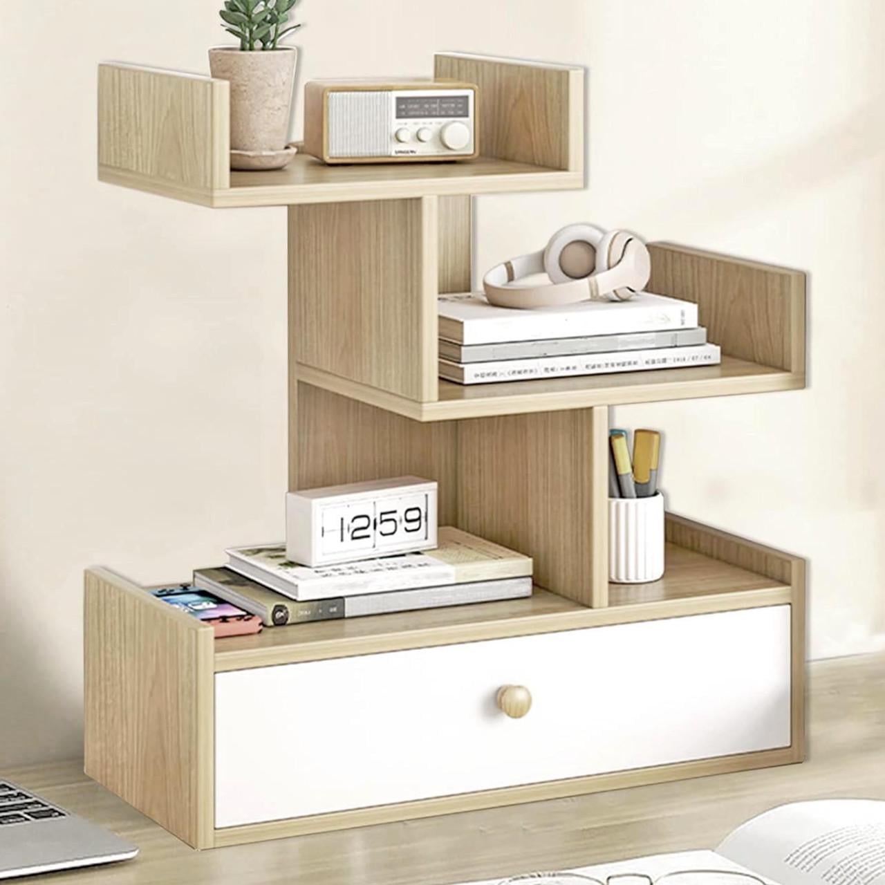 Полка книжная настольная из дерева Лузиамбо Бланже/Зефир (КПА-02510120)