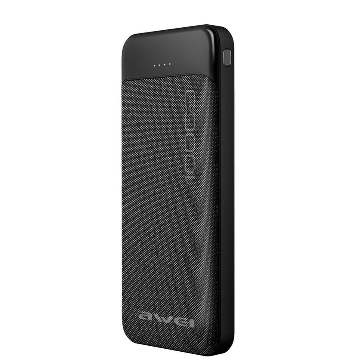 Повербанк Awei P37K 10000 mAh с LED индикатором заряда на 2хUSB MicroUSB/Type-C Черный (4f13d70d) Повербанк Awei P37K 10000 mAh с LED индикатором заряда на 2хUSB MicroUSB/Type-C Черный (4f13d70d)