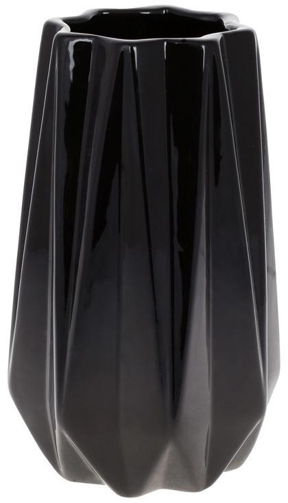 Ваза керамічна Stone Flower 14x14x25 см Чорний (BD-733-443)