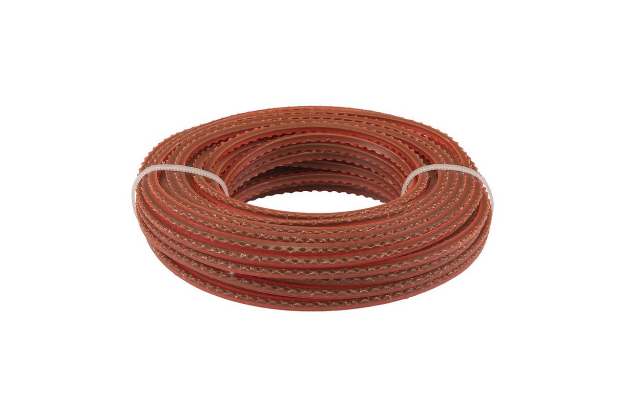 Леска для триммера MasterTool Пиранья армированная зубчатый квадрат 3,00 мм 15 м