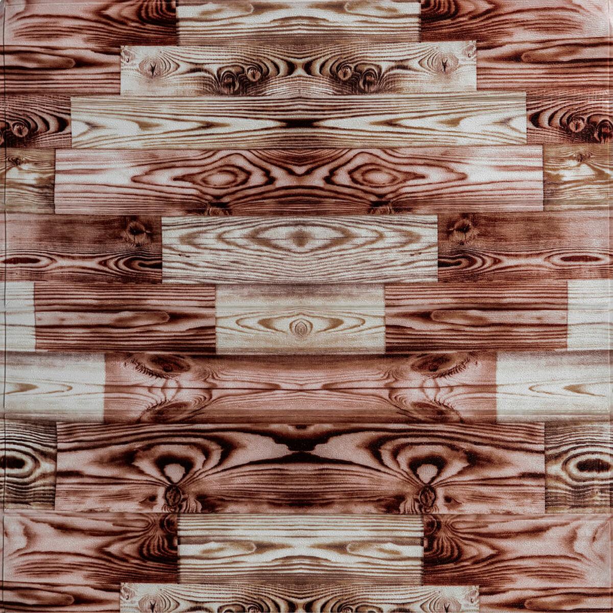 Панель стеновая 700х700х3 мм Красное дерево (SW-00001896)