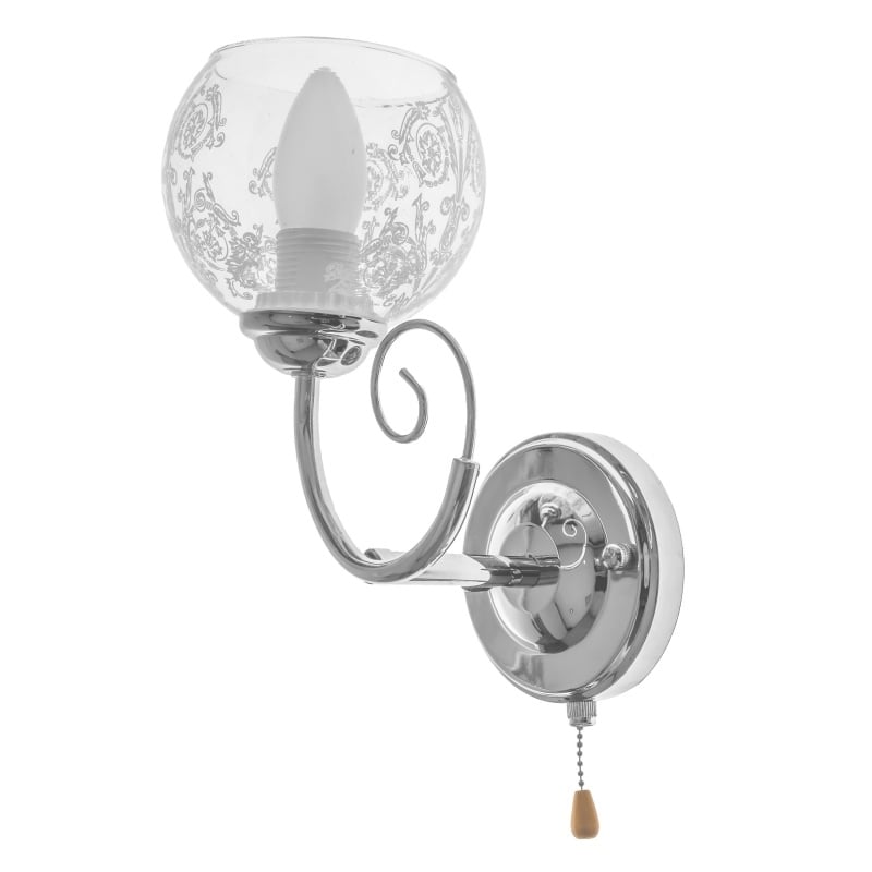 Бра Brille LK-596W/1 E27 CH (26-940)