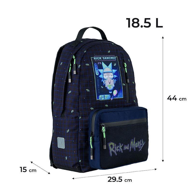 Шкільний рюкзак для хлопчика Kite Education Teens RM24-949L Rick and Morty для старших класів - фото 3