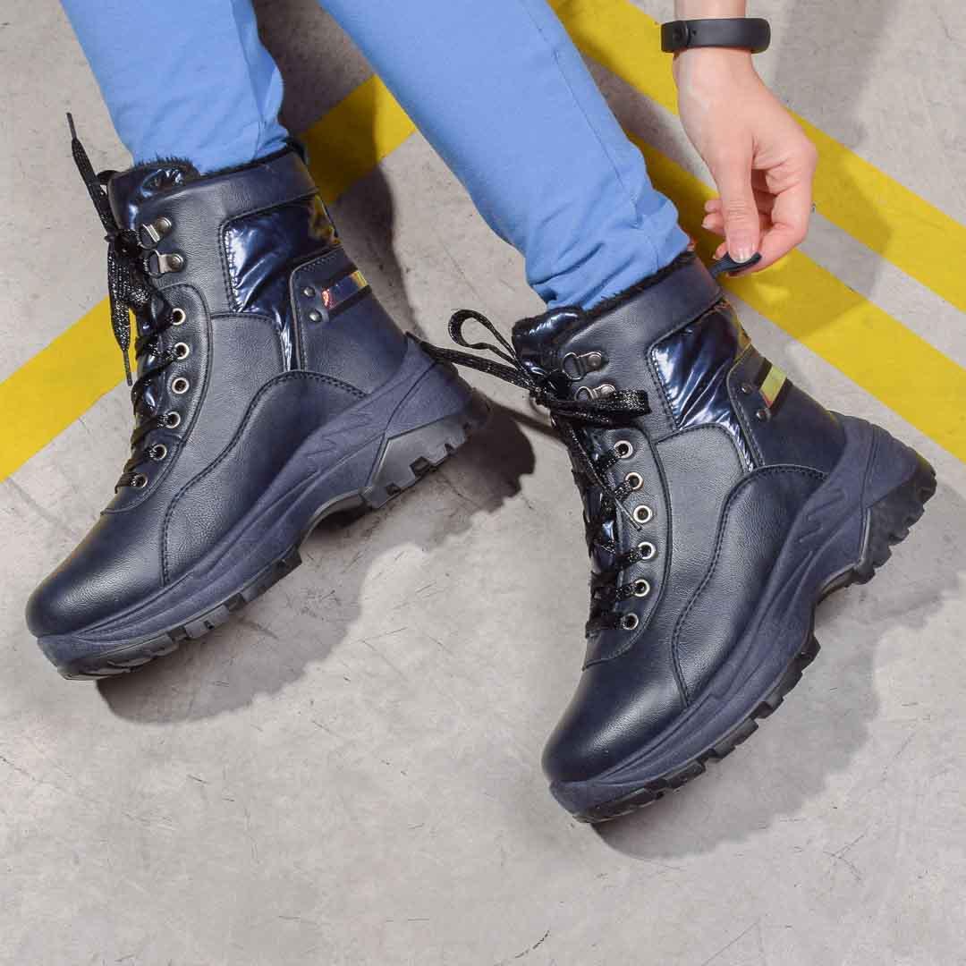 Ботинки женские зимние с вставкой 322288 р. 36 23,5 см - фото 2