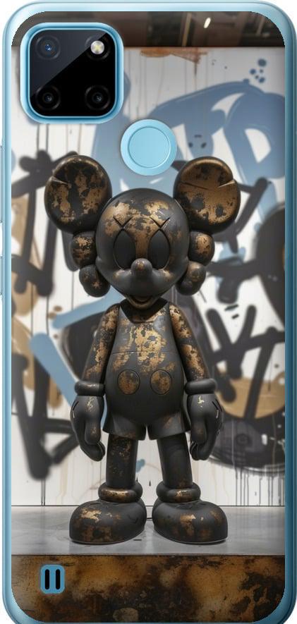 Чехол на Realme C21Y Bronze kaws v2 (6098u-2472-42517)