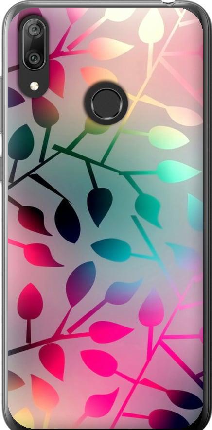 Чехол на Huawei Y7 2019 Листья (2235u-1638-42517)