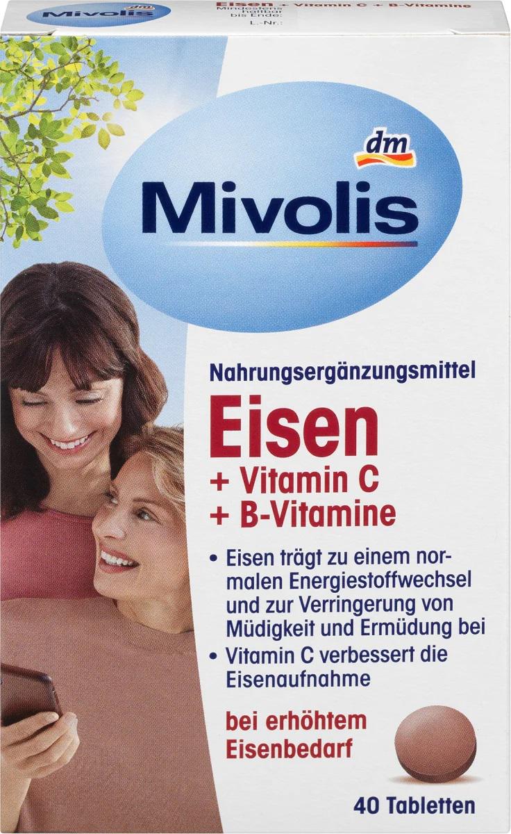 Бад комплекс Mivolis Eisen/Vitamin C/B12/B6 40 шт.
