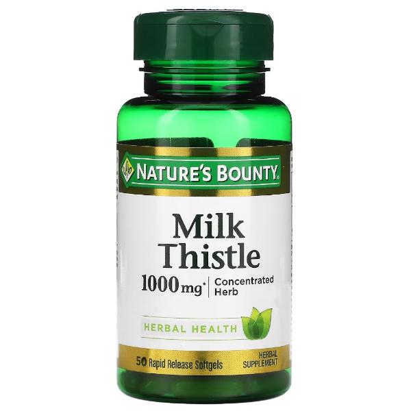 Расторопша Nature's Bounty Milk Thistle 1000 мг 50 капс. (000021690)