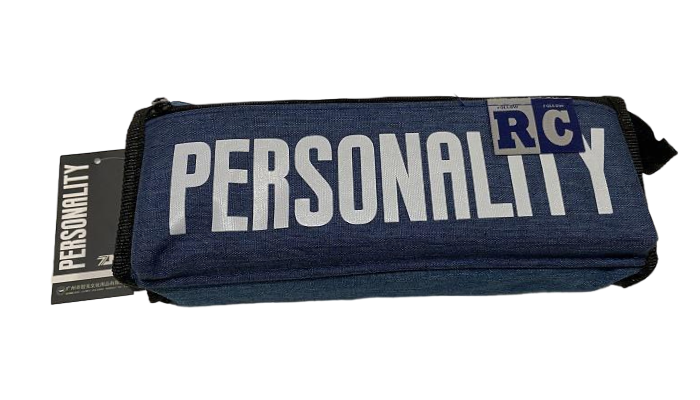 Пенал PERSONALITY 527 джинсовый Бирюзовый с серым (13314621)