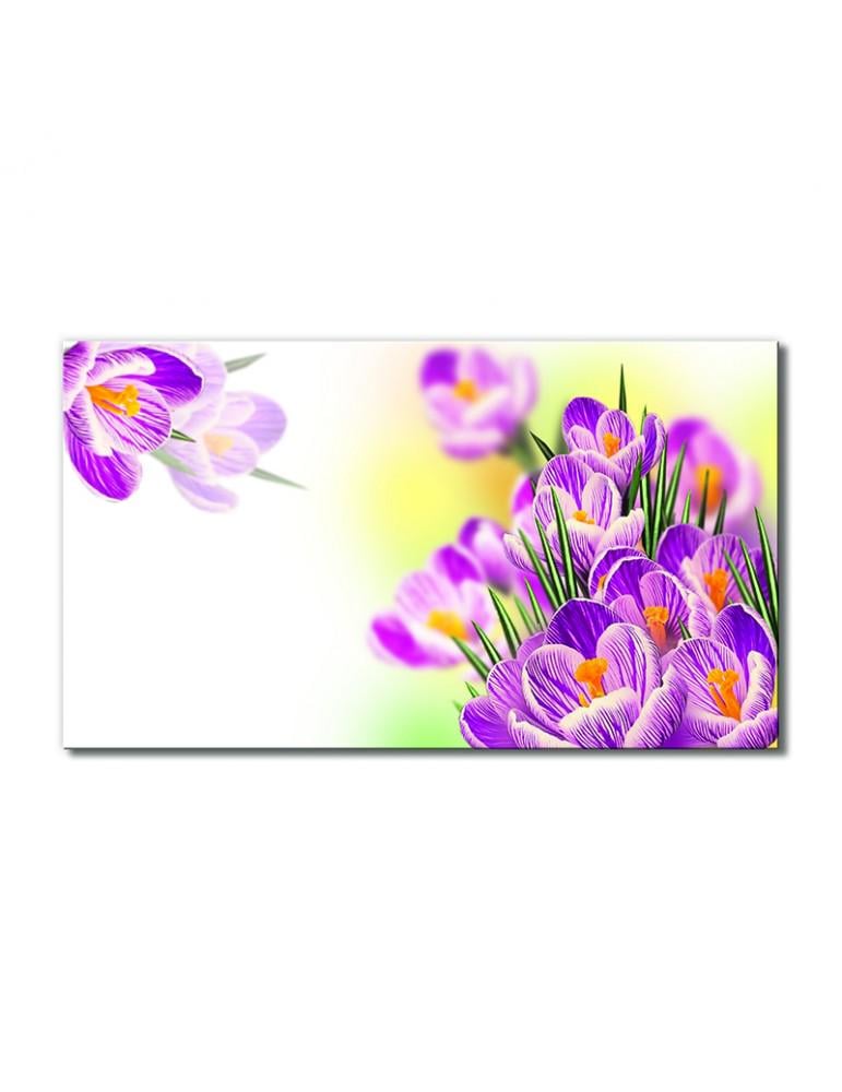 Картина модульная Рябенькие крокусы 1 модуль 30х45 см