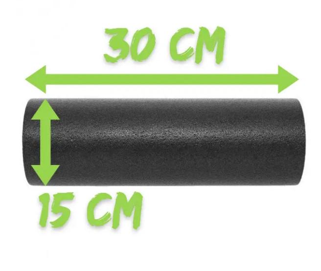 Набор для массажа PowerPlay PP-4095 EPP ролик 45x15 см/2 мяча/резинка 5,5 кг Green (PP_4095_Green) - фото 2