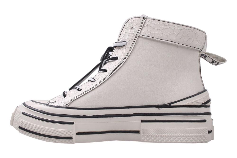 Кеди жіночі Gifanni зі шкіри Білий (74-20DHC 37) - фото 4 Кеди жіночі Gifanni зі шкіри Білий (74-20DHC 37) - фото 4