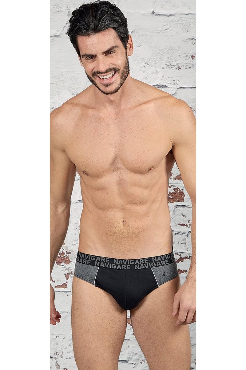 Трусы слип Navigare р. 48/M Черный (57205)