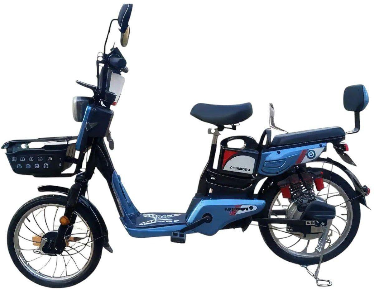 Електровелосипед Crosser Gamma двомісний з кошиком і PASS-системою 48V 12Ah 450w Синій (25344443) Електровелосипед Crosser Gamma двомісний з кошиком і PASS-системою 48V 12Ah 450w Синій (25344443)