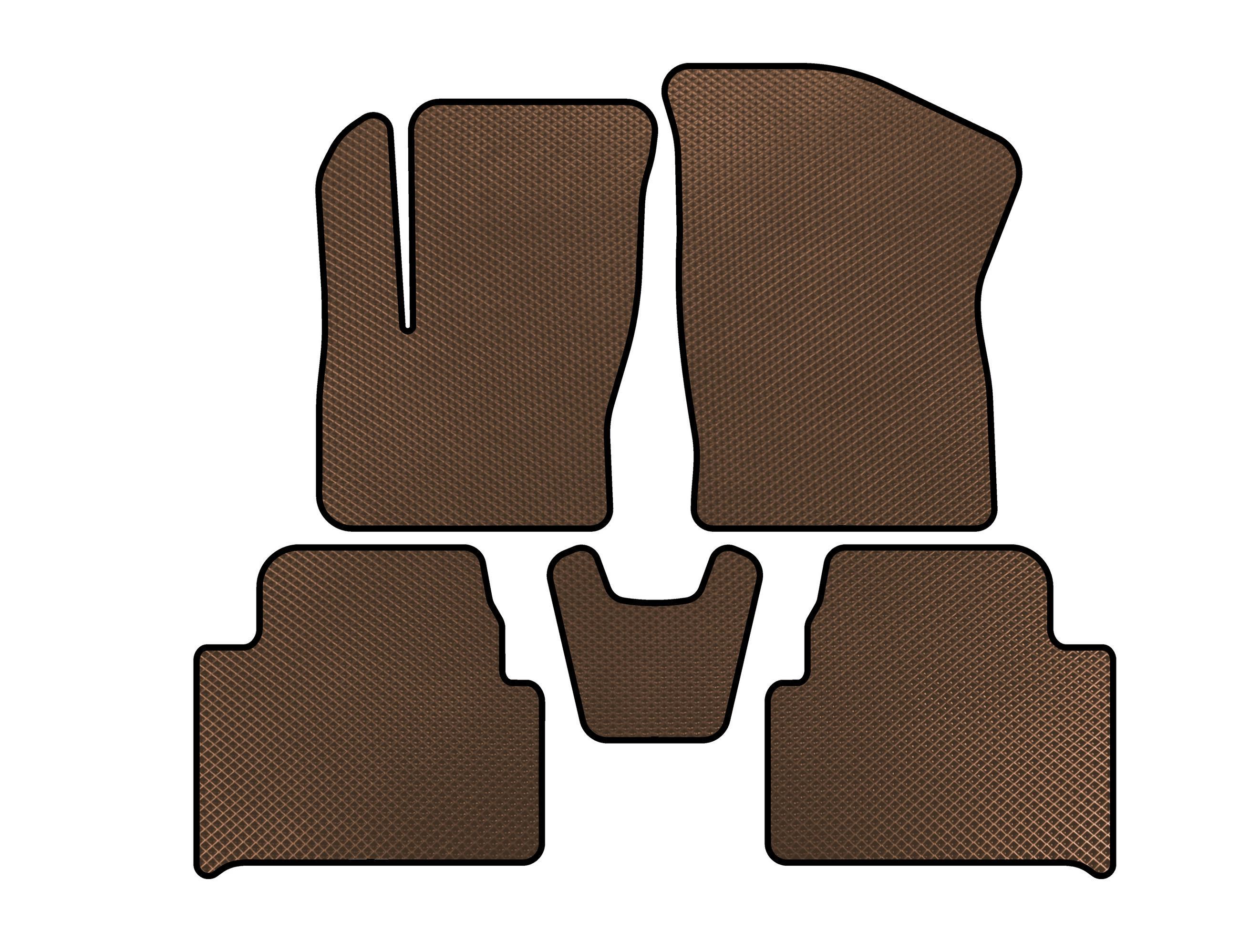 Коврики Digital Designs EVA для Ford C-Max 2004-2010 гг. этилвинилацетат Коричневый (141563)