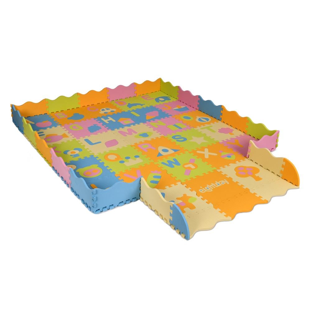 Розвиваючий килимок дитячий MR 1289 Англійський алфавіт 31х31х1,4 см - фото 2