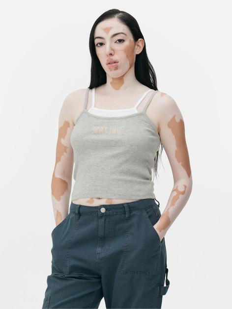 Топ PRIMARK 3449711 L Серый (3331109413458)