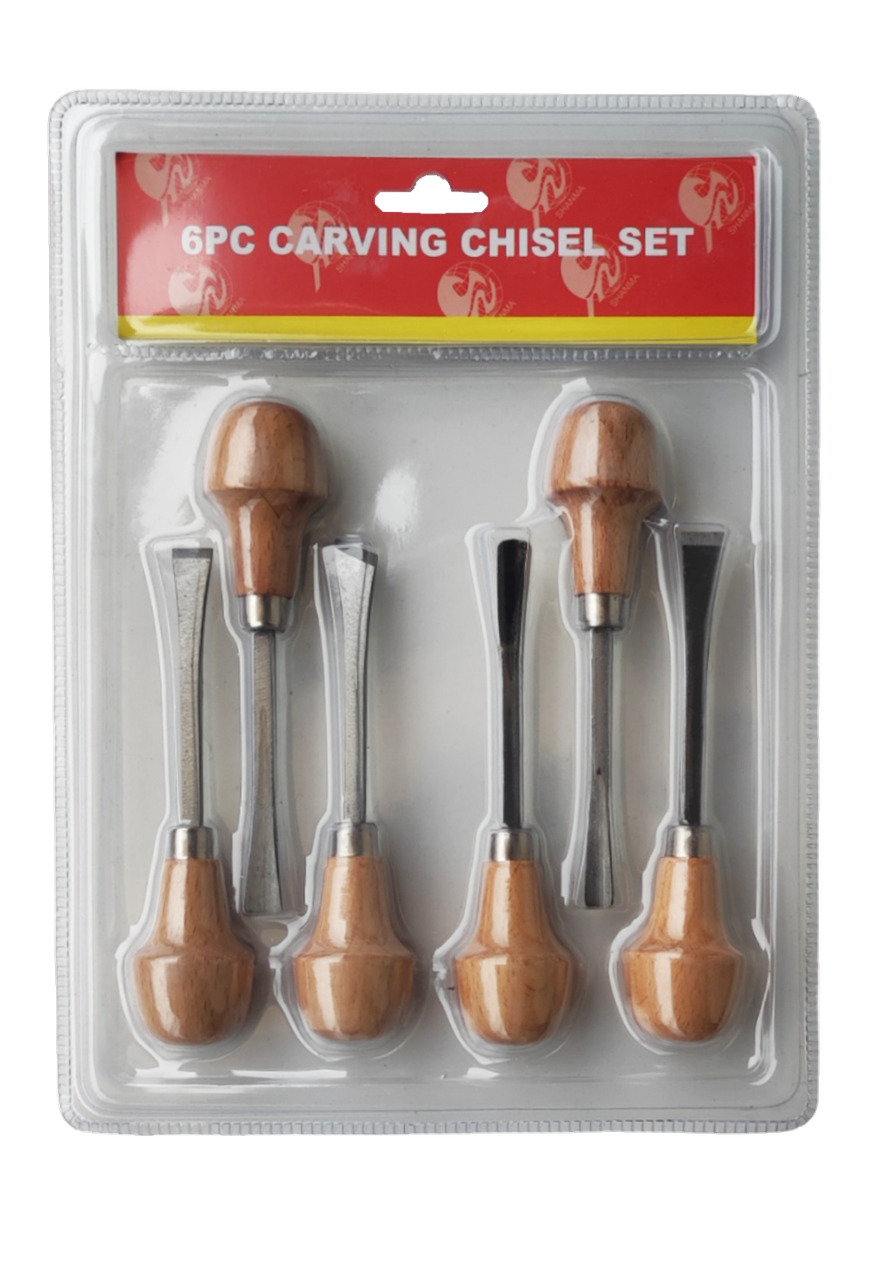 Набор стамесок фигурных 130 мм 6 ед. (49616)