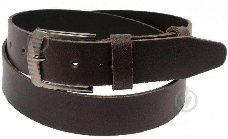 Кожаный ремень Skipper 110-130 x 3.8 см Коричневый (1111-38)