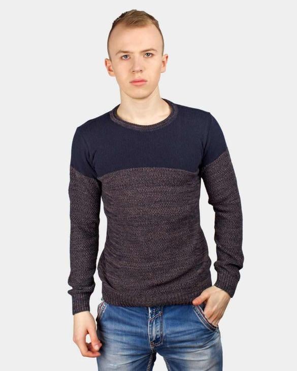 Кофта Jerox MH502 L Синий/Серый (40502)