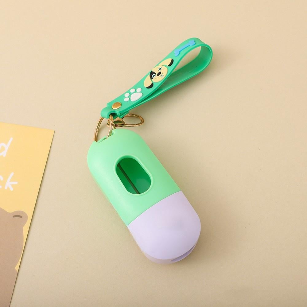 Диспенсер контейнер для пакетов для уборки за собаками Зеленый Диспенсер контейнер для пакетов для уборки за собаками Зеленый