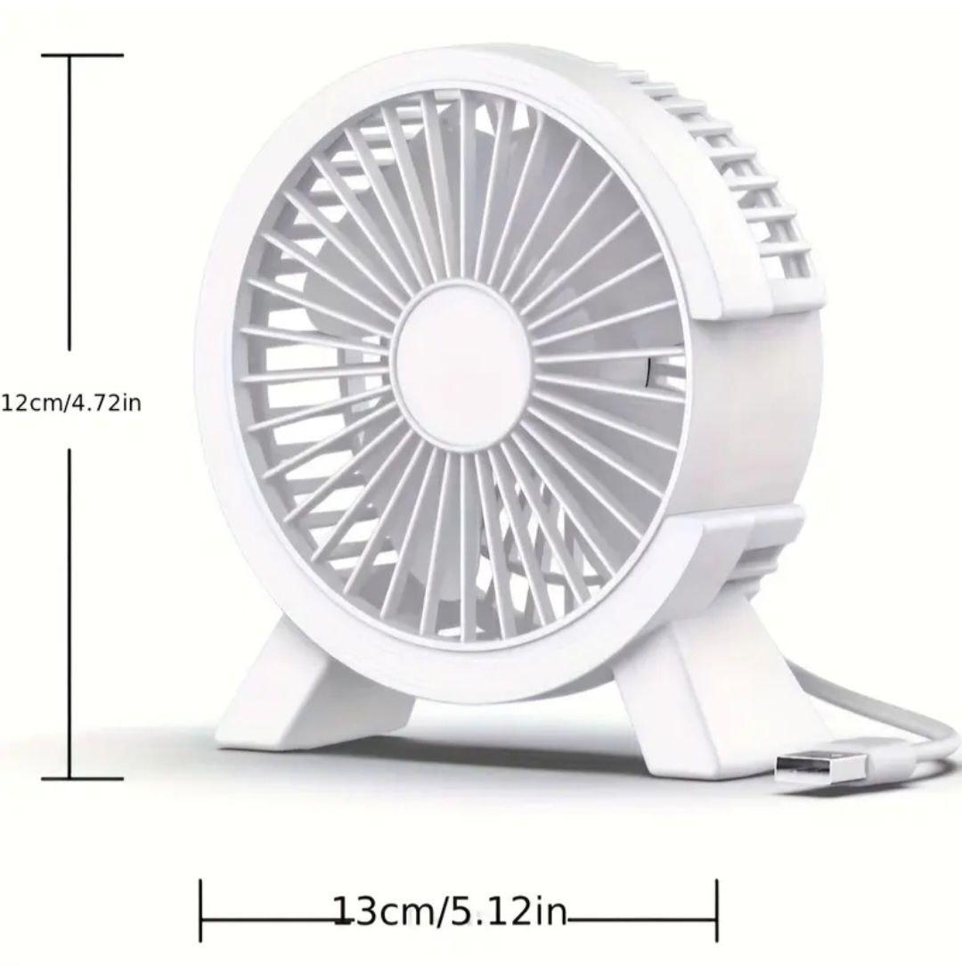 Вентилятор міні портативний настільний від USB mini portable table fan (19544568) - фото 3