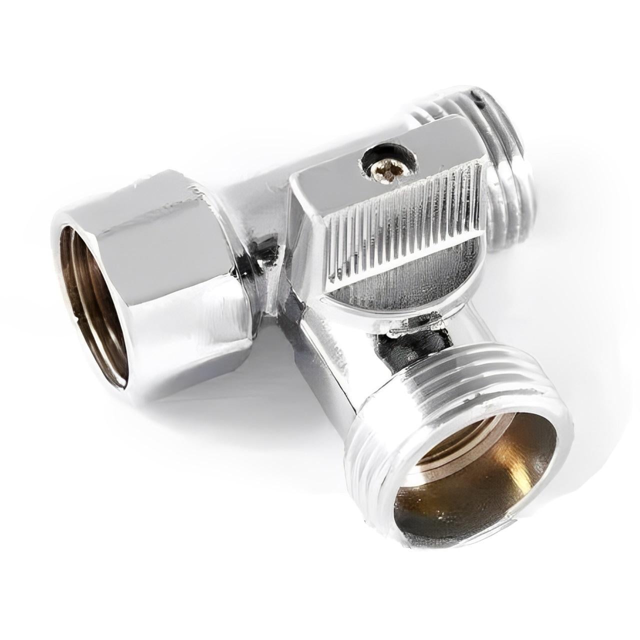 Кран специализированный Ango сквозной шаровой 1/2"х3/4"х1/2" (58405)