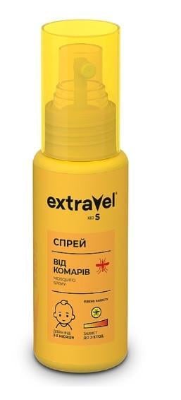 Спрей дитячий від комарів Extravel Kids від 3-х місяців 70 мл (2623749350)
