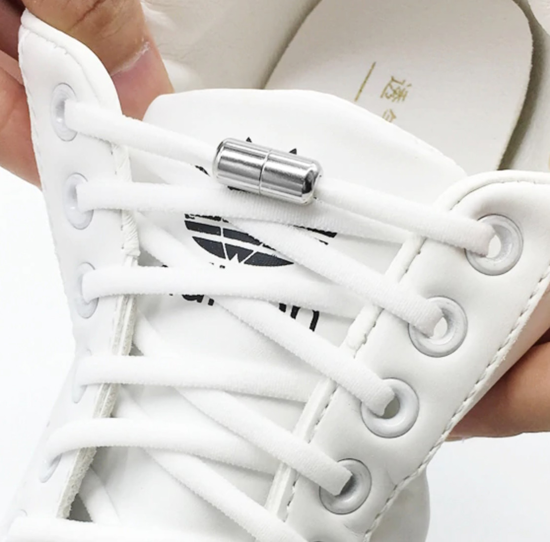 Шнурки еластичні без зав'язування 5351 Білий (4215263) - фото 2 Шнурки еластичні без зав'язування 5351 Білий (4215263) - фото 2